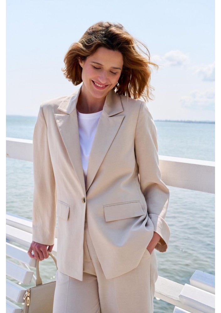 Marynarka jasny beż FERIA FER091